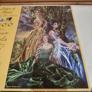 Nene Thomas 'Sisters‎ of Illymar' Fantasy Fairy Y2K New SunsOut 1000pc Puzzle